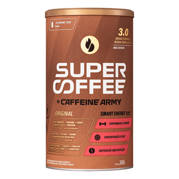 Supercoffee 3.0 Café Arábica Original Caffeine Army 380g