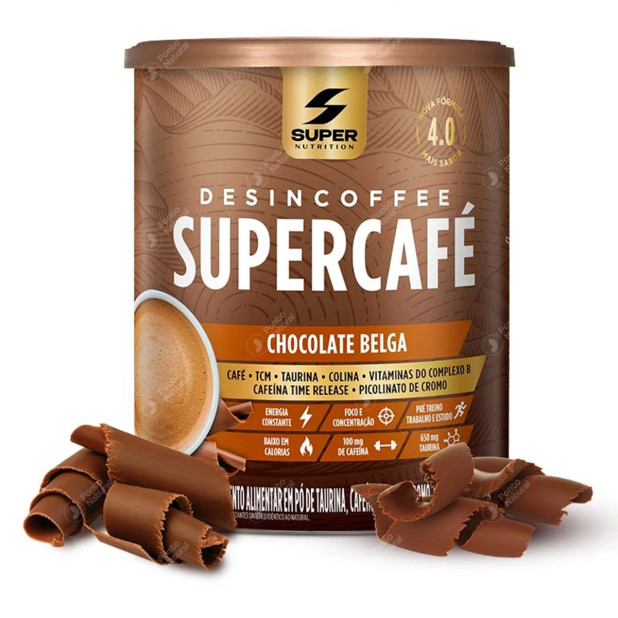 Desincoffee Supercafé 4.0 Termogênico Chocolate Belga 220g