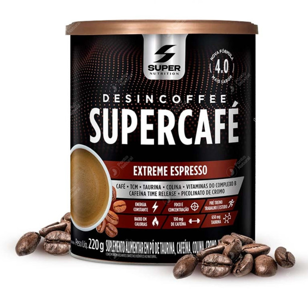 Desincoffee Supercafé 4.0 Termogênico Extreme Espresso 220g