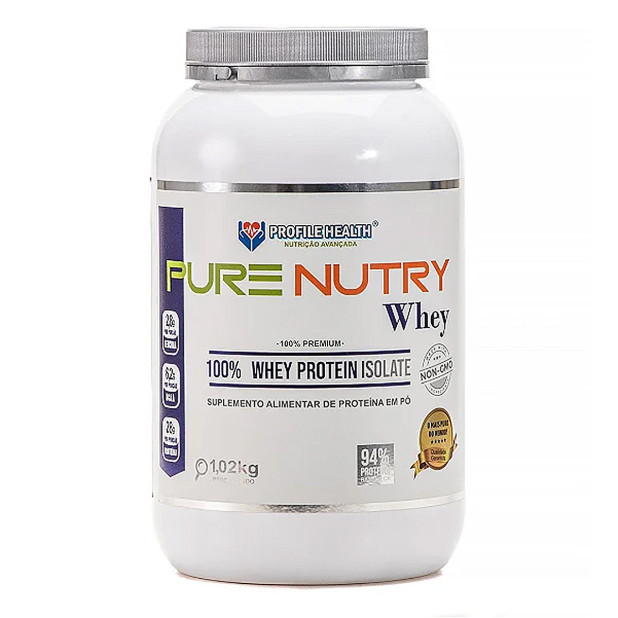 Pure Nutry Whey Isolado Neutro 1,020kg Profile Health