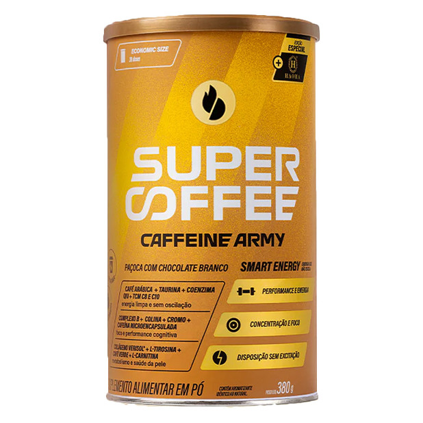 Supercoffee 3.0 Paçoca Com Chocolate Branco Caffeine Army 380g