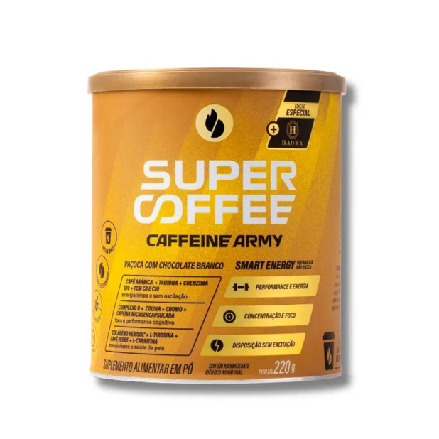 Supercoffee 3.0 Paçoca Com Chocolate Branco 220g Caffeine Army