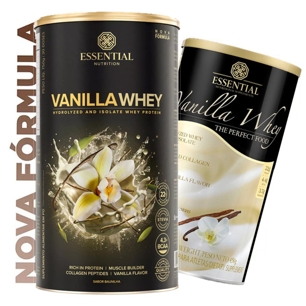 Vanilla Whey Protein Hidrolisado e Isolado 750g Essential Nutrition