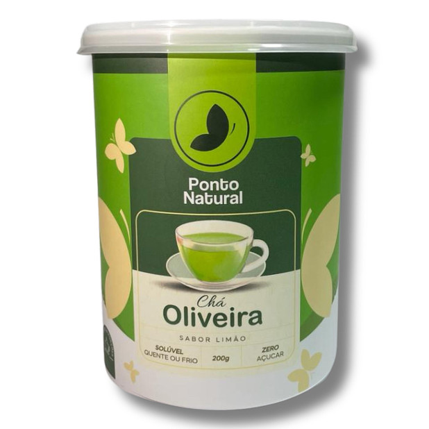 Chá De Oliveira Sabor Limão Solúvel Zero Açucar 200g Ponto Natural