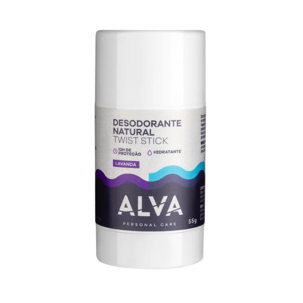 Desodorante Em Barra Lavanda Vegano 55g Alva﻿