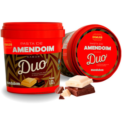 Pasta de Amendoim Chocolate Duo - Mandubim 1,02kg