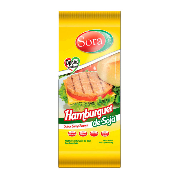 Hambúrguer De Soja Vegetal Vegan -...