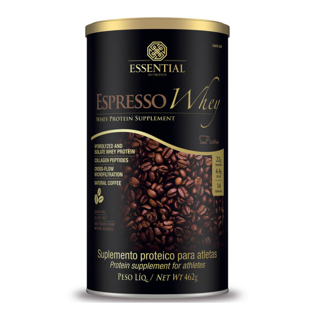 Espresso Coffee Whey Protein Essential Nutrition 462g